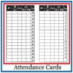 Attendance Card for Labour