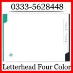Letterhead 4 Color (5) Pad