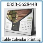 Table Calendar Printing
